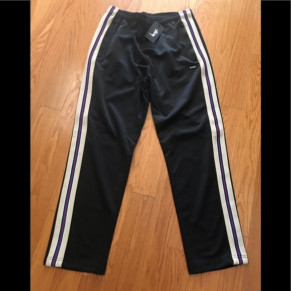 stussy black track pants